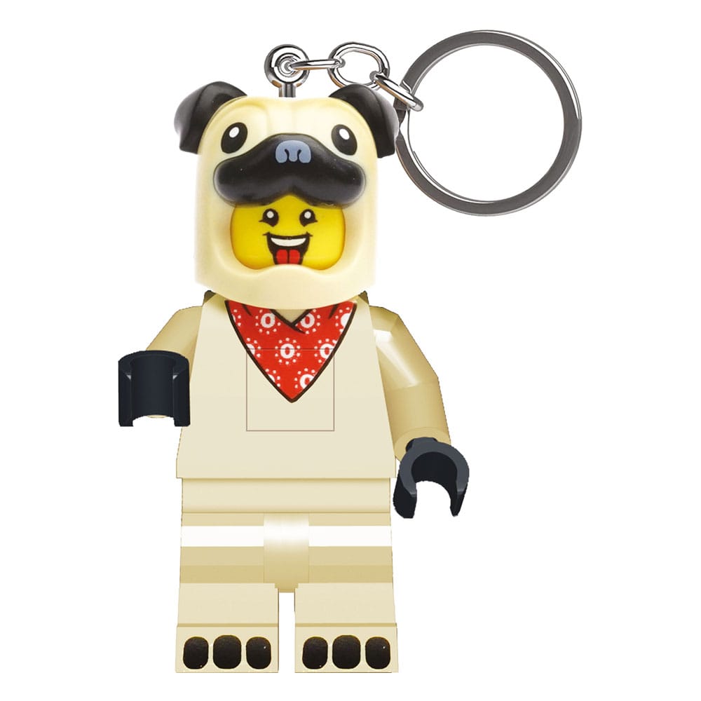 LEGO Minifigures Light-Up Keychain Pug 8 cm - MangaShop.ro