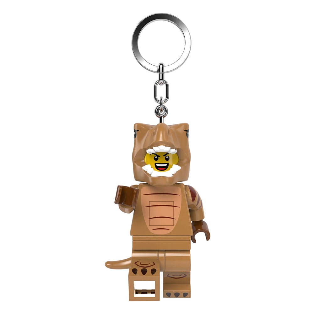 LEGO Minifigures Light-Up Keychain T-Rex Costume 8 cm - MangaShop.ro