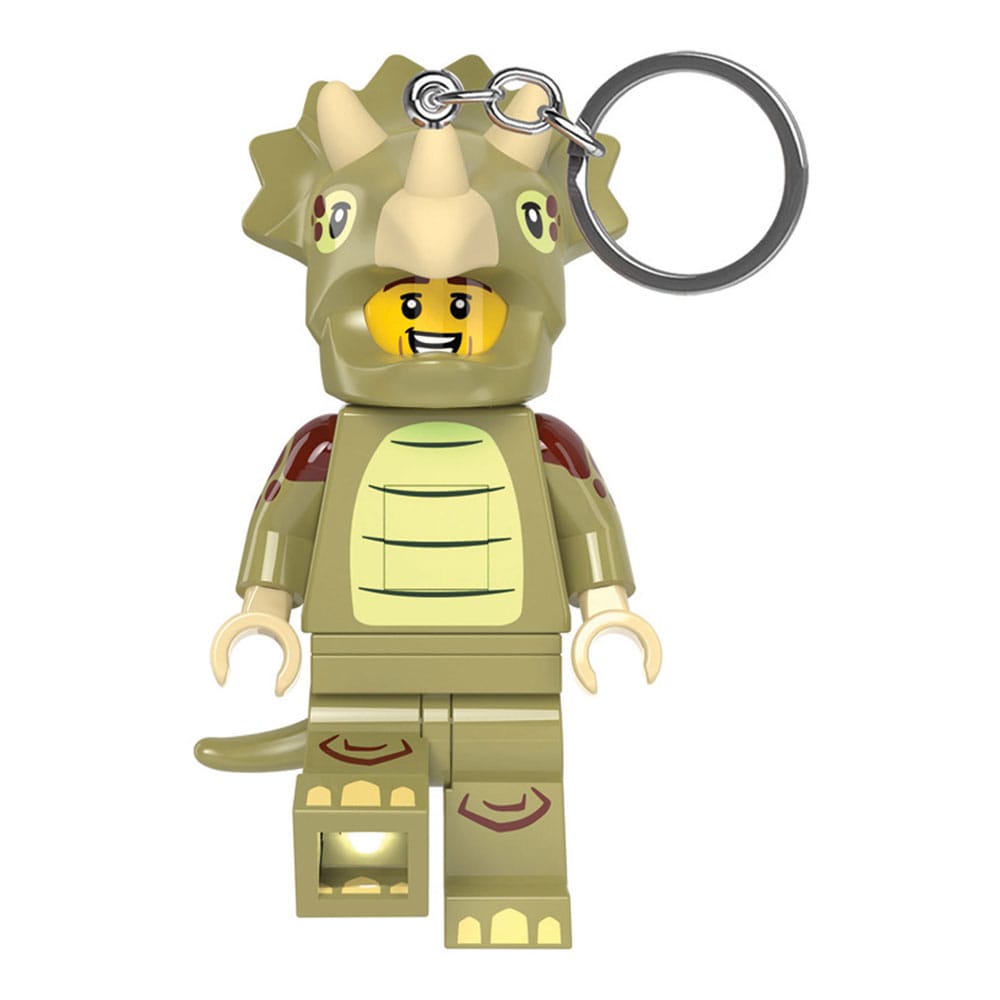 LEGO Minifigures Light-Up Keychain Triceratops Costume 8 cm - MangaShop.ro