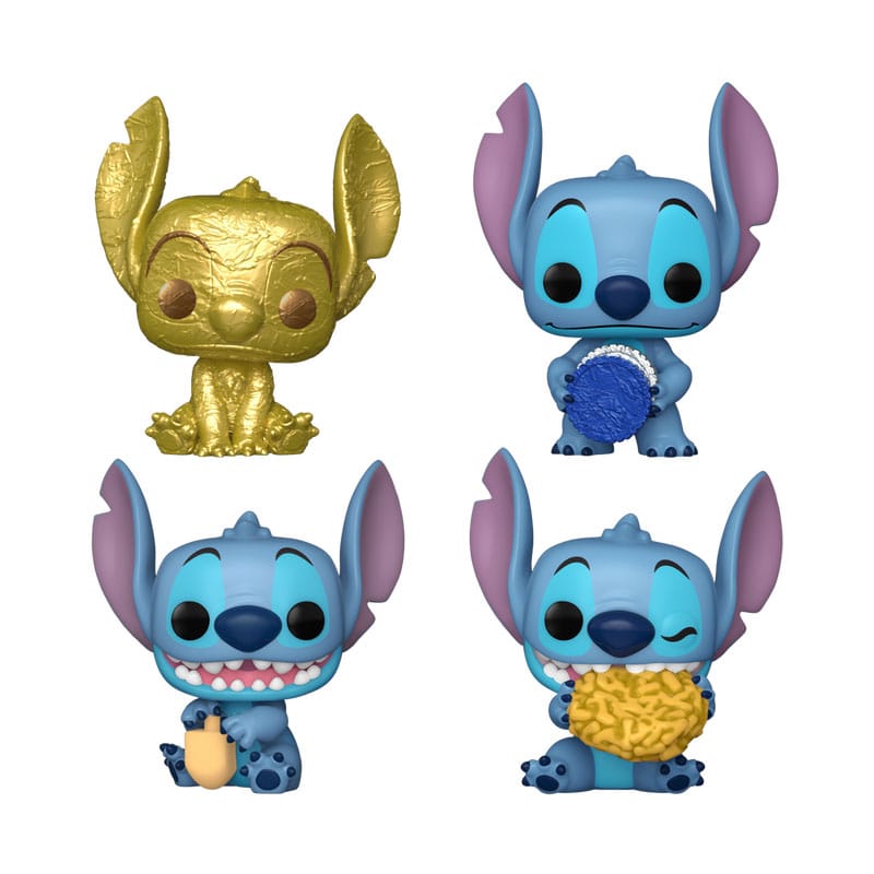 Stitch Holiday 2024 Pocket POP! Vinyl Mini figures 4-Pack Dreidel Box 4 cm - MangaShop.ro