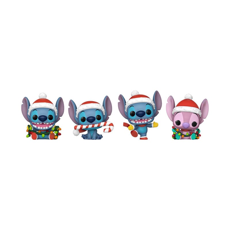 Lilo&Stitch Holiday 2025 Pocket POP! Vinyl Keychains 4-Pack Tree Holiday Box 4 cm - MangaShop.ro