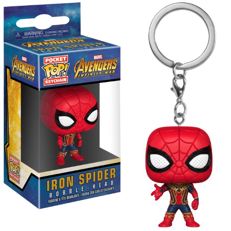 Avengers Infinity War Pocket POP! Vinyl Keychain Iron Spider 4 cm - MangaShop.ro