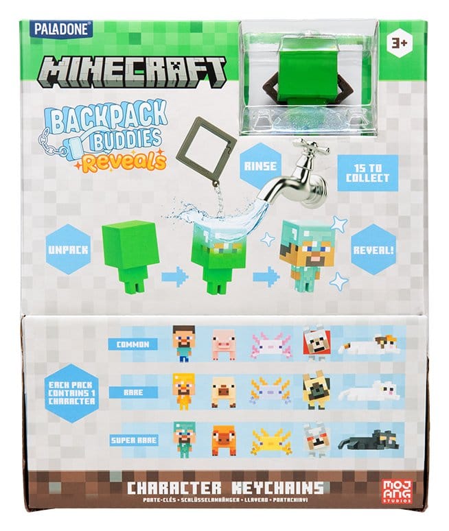 Minecraft Reveals Bag Clips Blind Box Assortment (24) - MangaShop.ro