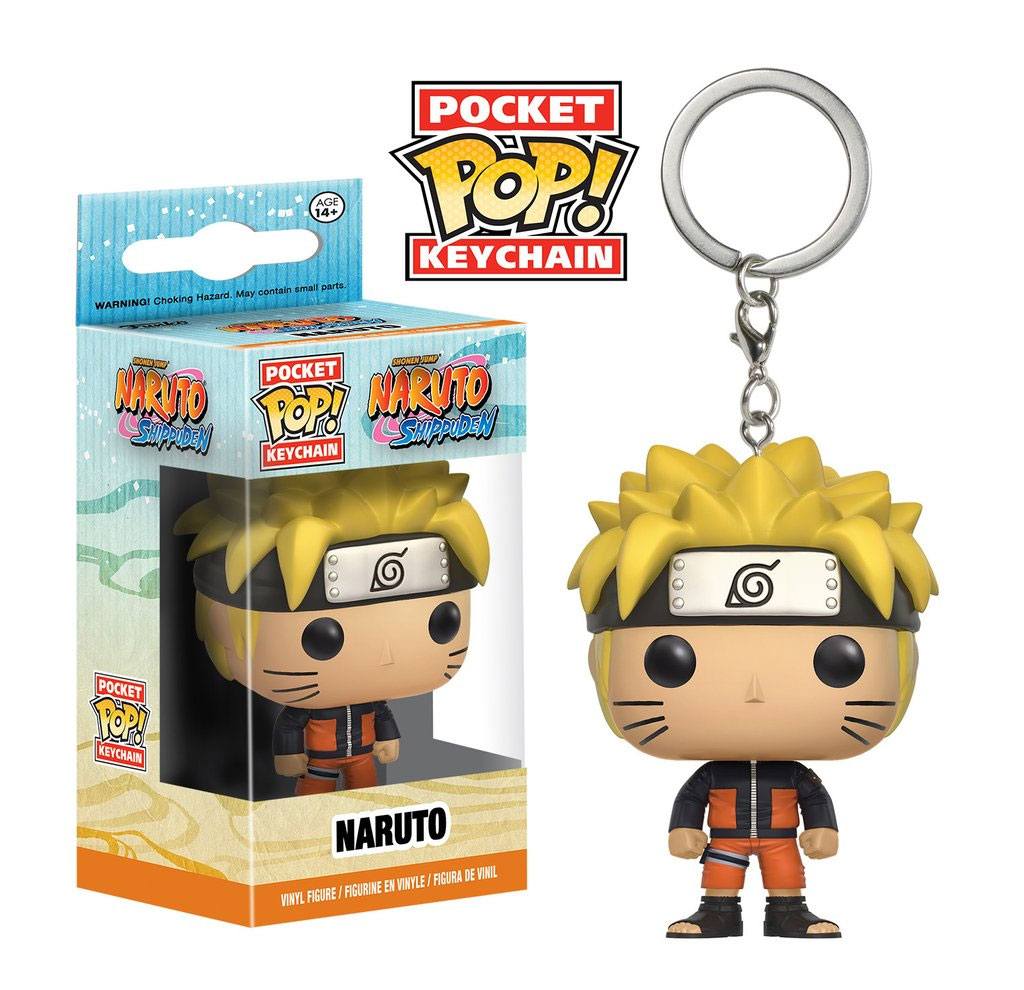 Naruto Shippuden Pocket POP! Vinyl Keychain Naruto 4 cm - MangaShop.ro