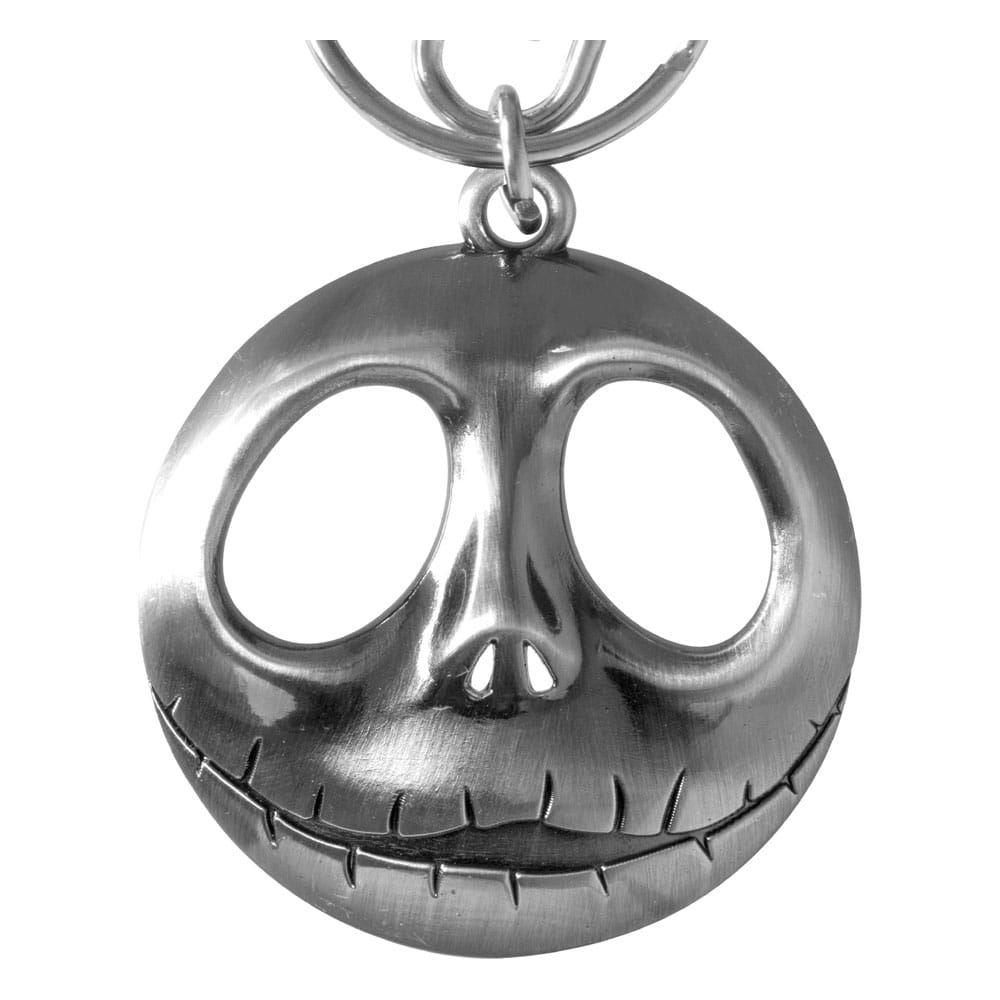 Nightmare before Christmas Metal Keychain Jack Head with Bow - MangaShop.ro