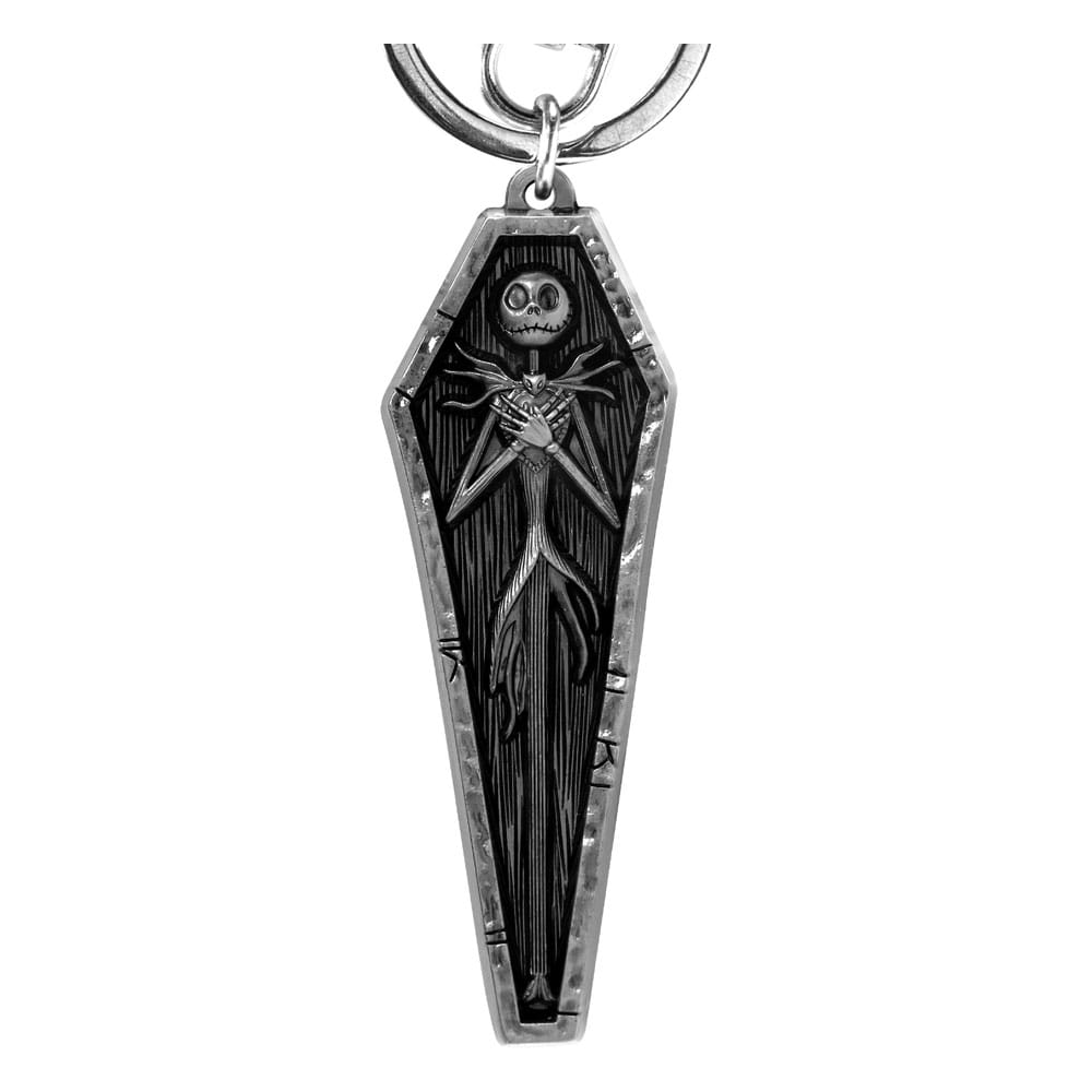 Nightmare before Christmas Metal Keychain Jack in Coffin - MangaShop.ro