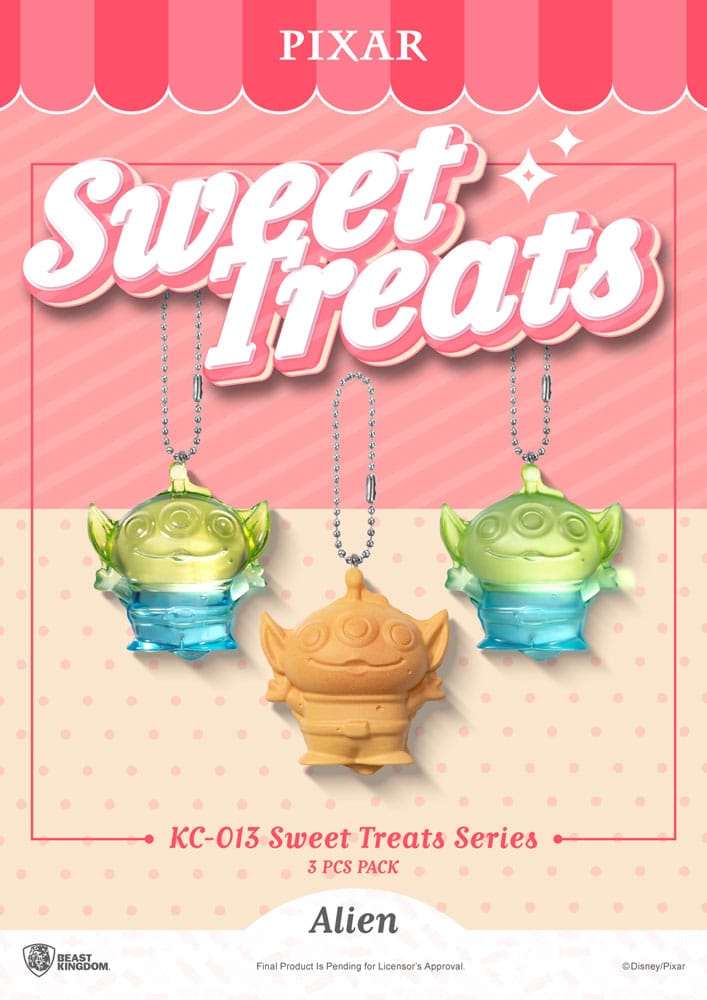 Pixar Sweet Treats Series Keychains 3-Pack 4 cm - MangaShop.ro