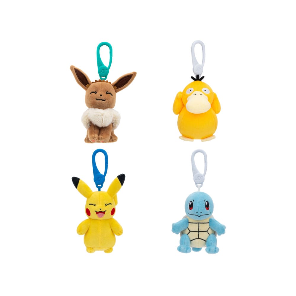 Pokemon Plush Figure & Clip On 10 cm Assortment (6) - MangaShop.ro