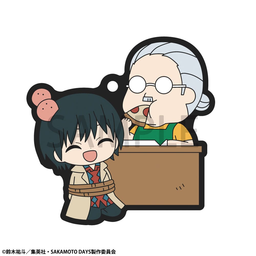 Sakamoto Days Rubber Mascot Buddycolle Rubber Charms 7 cm Assortment (6) - MangaShop.ro