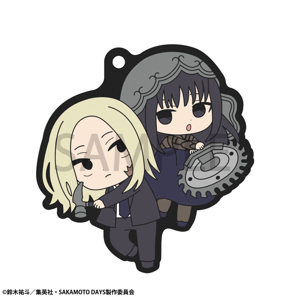 Sakamoto Days Rubber Mascot Buddycolle Rubber Charms 7 cm Assortment (6) - MangaShop.ro