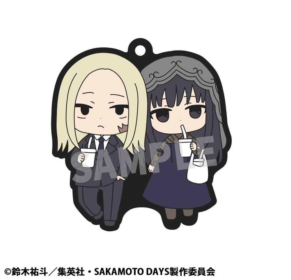 Sakamoto Days Rubber Mascot Buddycolle Rubber Charms Vol. 2 7 cm Assortment (6) - MangaShop.ro