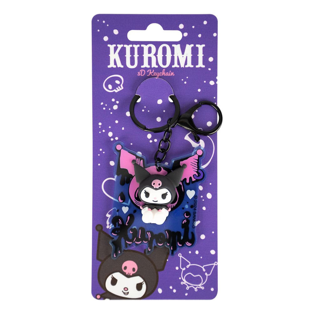 Sanrio 3D Acrylic Keychain Kuromi - MangaShop.ro