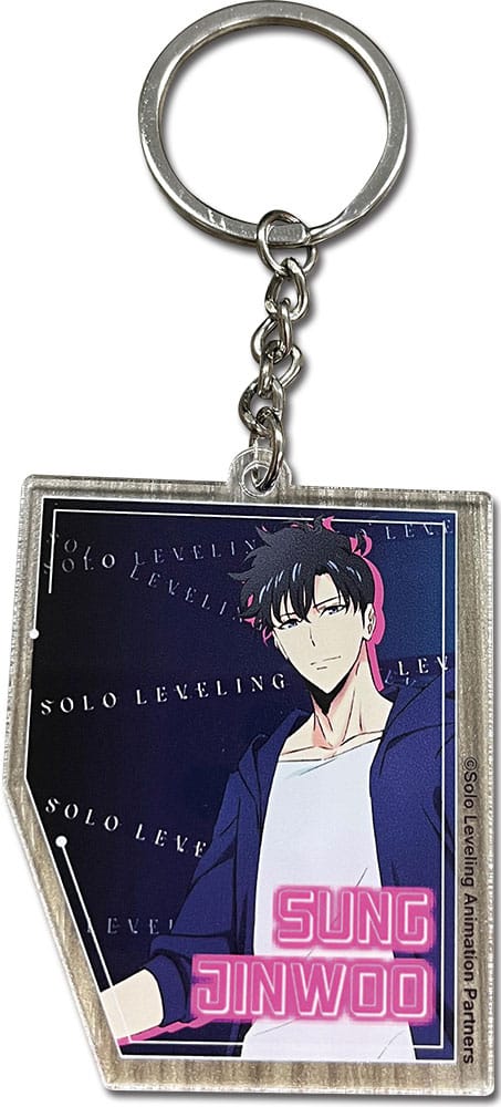Solo Leveling Acrylic Keychain Sung Jinwoo Character - MangaShop.ro