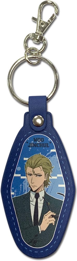 Solo Leveling Leather Keyring Woo Jinchul - MangaShop.ro