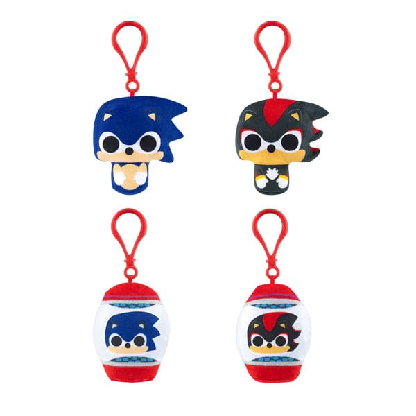 Sonic The Hedgehog Plush Keychain 5 cm PDQ Blind Assortment (12) - MangaShop.ro
