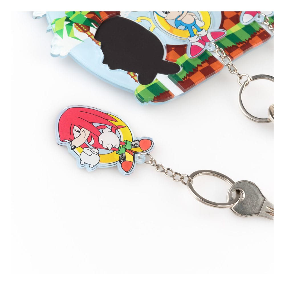 Sonic the Hedgehog Key rack incl. 3 key rings - MangaShop.ro