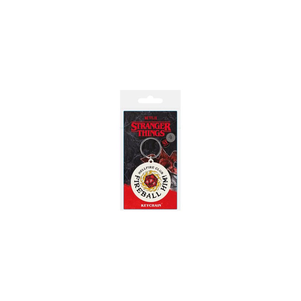 Stranger Things 4 Rubber Keychain Fireball Him 6 cm - MangaShop.ro