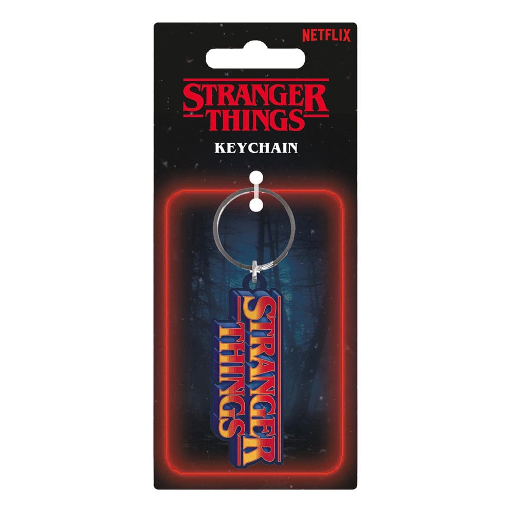 Stranger Things Rubber Keychain Retro Logo 6 cm - MangaShop.ro