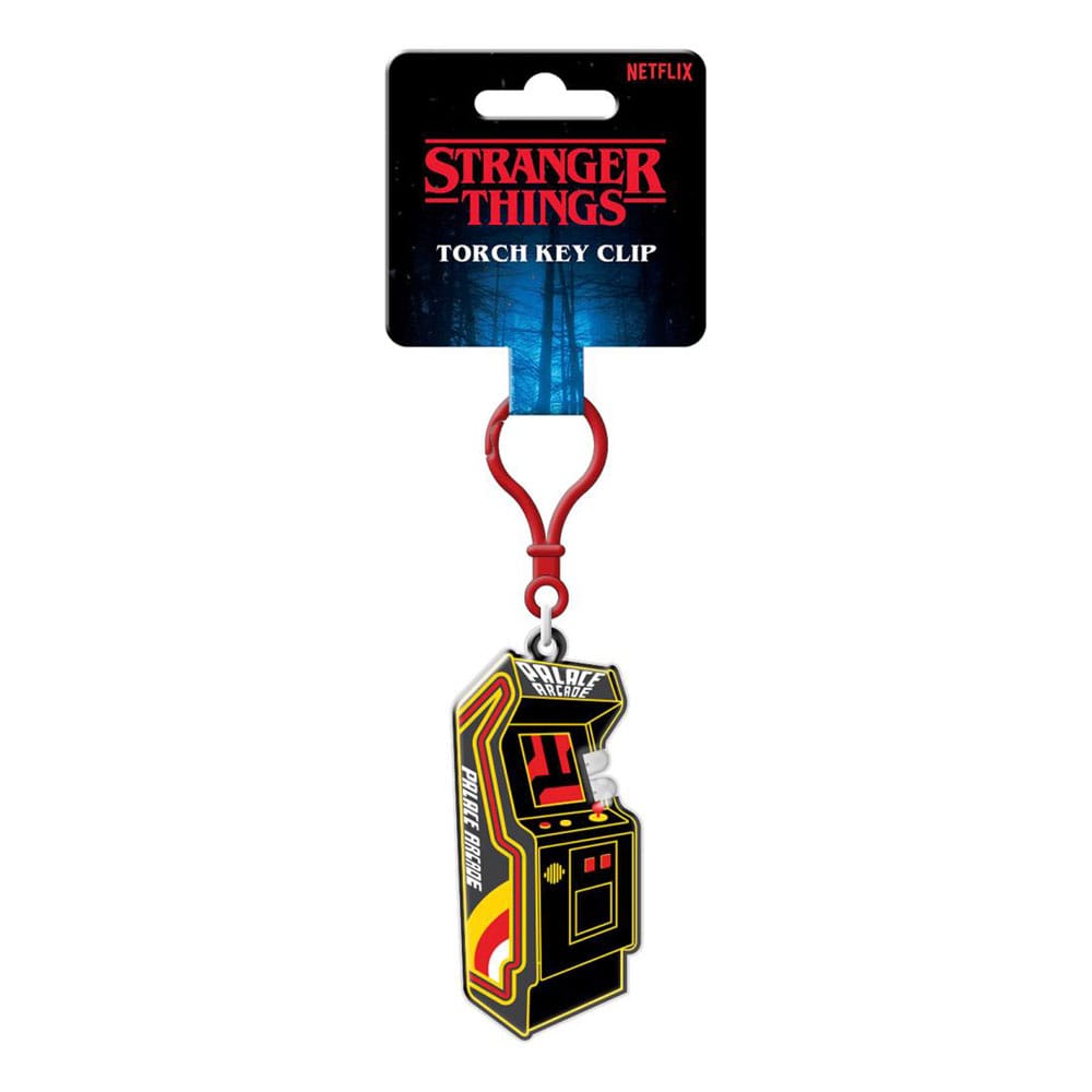 Stranger Things Torch Key Clip Keychain Arcade Unit - MangaShop.ro