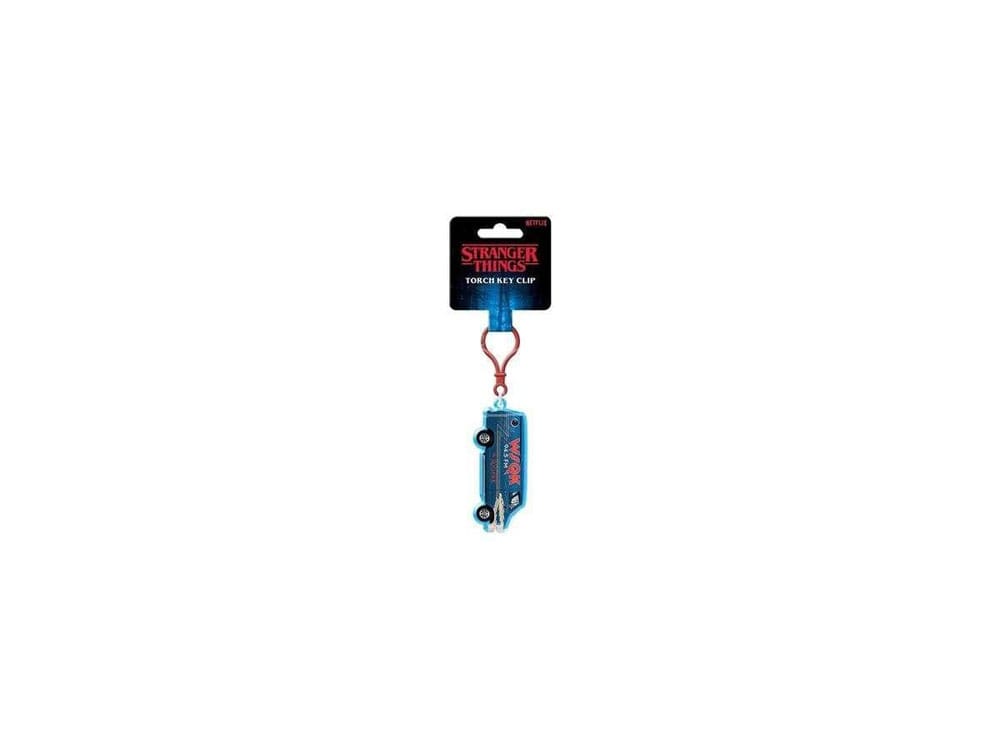 Stranger Things Torch Key Clip Keychain WSQK Van - MangaShop.ro