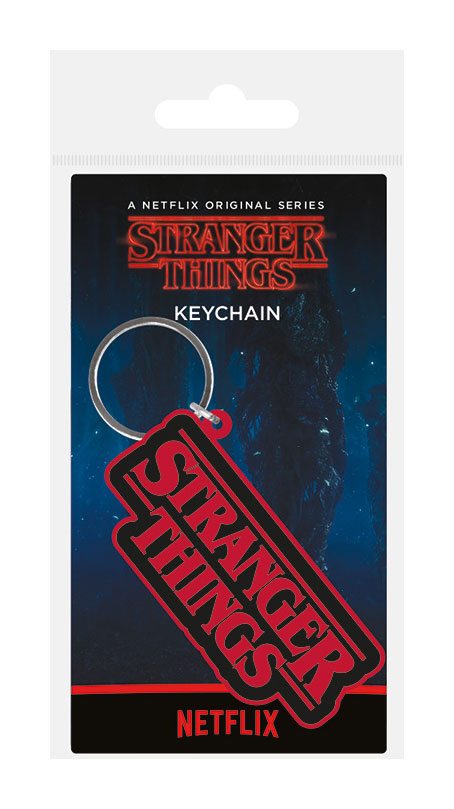 Stranger Things Rubber Keychain Logo 6 cm - MangaShop.ro