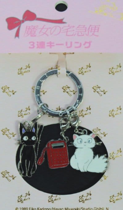 Kiki's Delivery Service Metal-Keychain Kiki, Lily & Telephone - MangaShop.ro