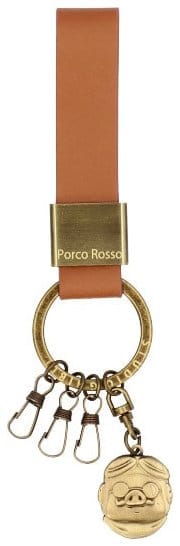 Porco Rosso Leather-Keychain Marco - MangaShop.ro