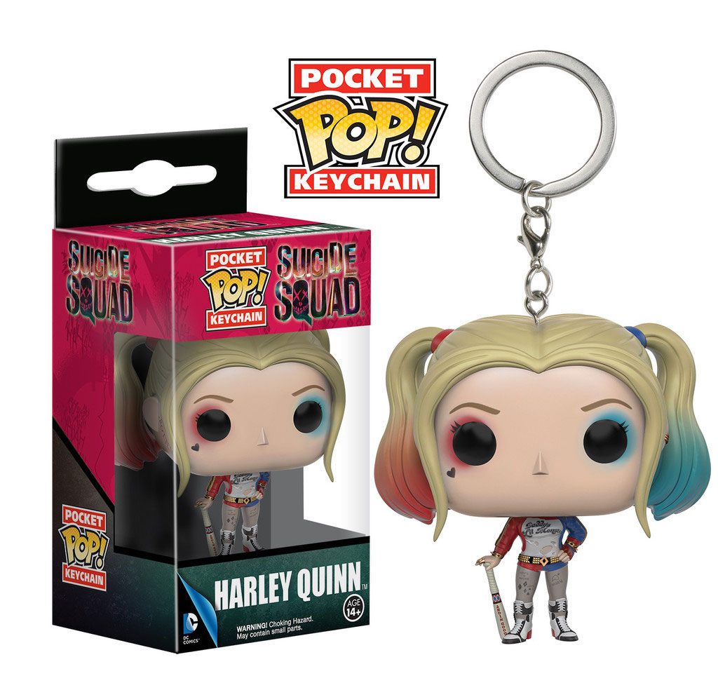 Suicide Squad Pocket POP! Vinyl Keychain Harley Quinn 4 cm - MangaShop.ro