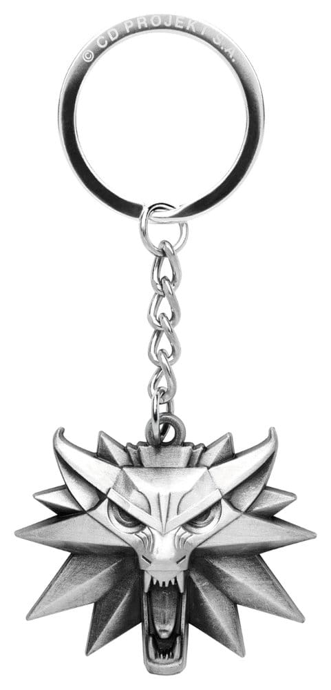 The Witcher 3 Keychain Wolf Medallion - MangaShop.ro