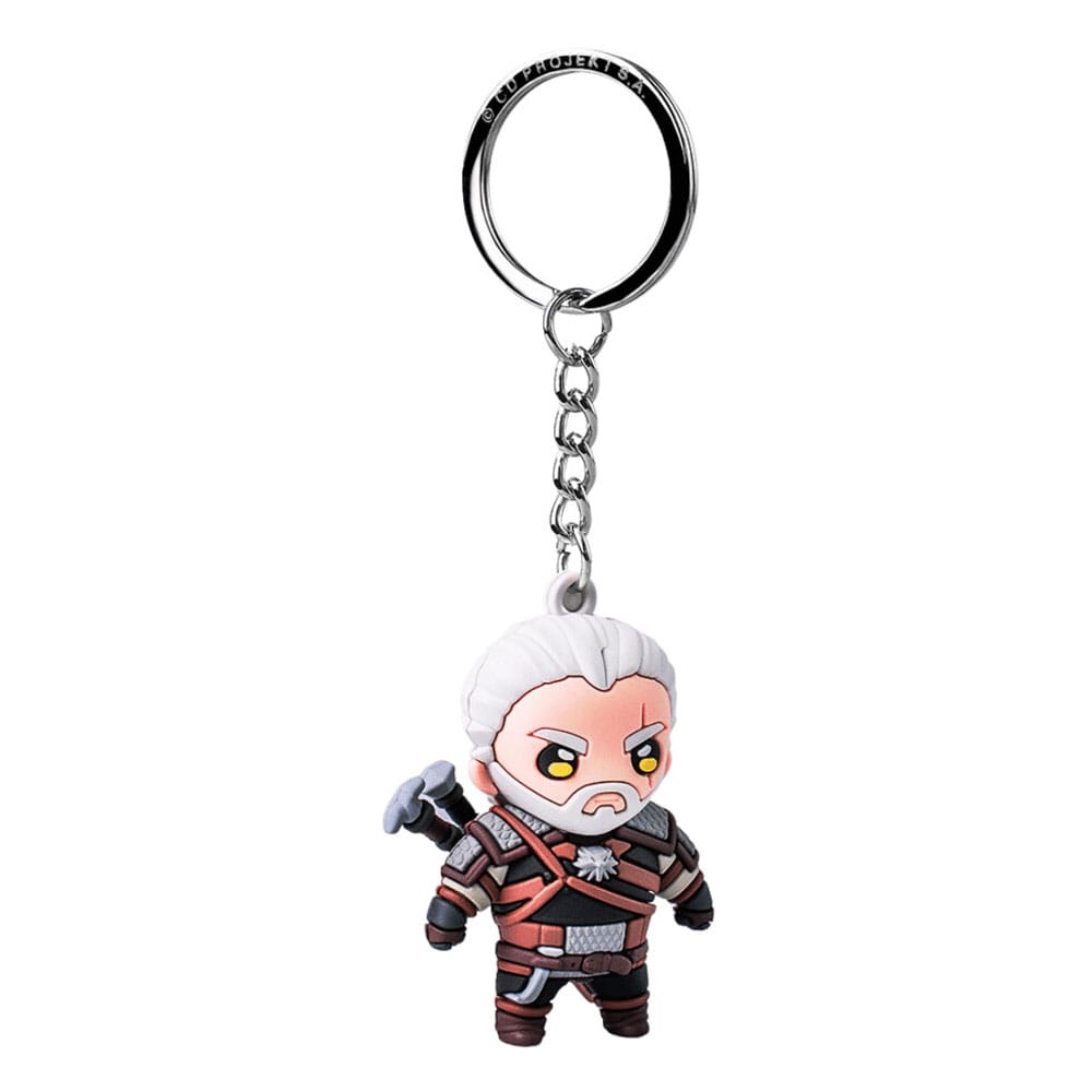 The Witcher III: Wild Hunt Vinyl Keychain Geralt of Rivia - MangaShop.ro