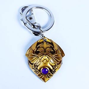 Warhammer 40K Metal Keychain Custodian Shoulder Plate - MangaShop.ro