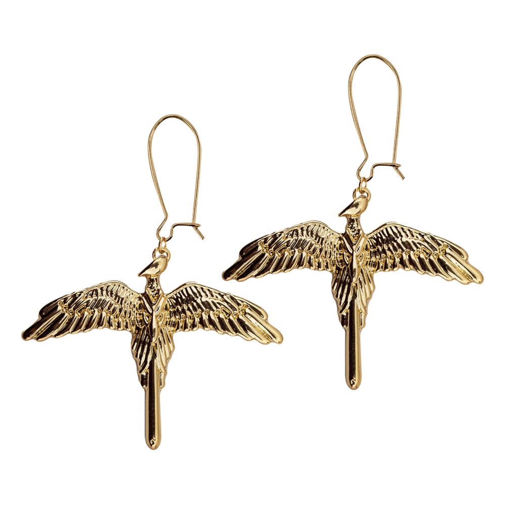 Harry Potter Earrings Fawkes - MangaShop.ro