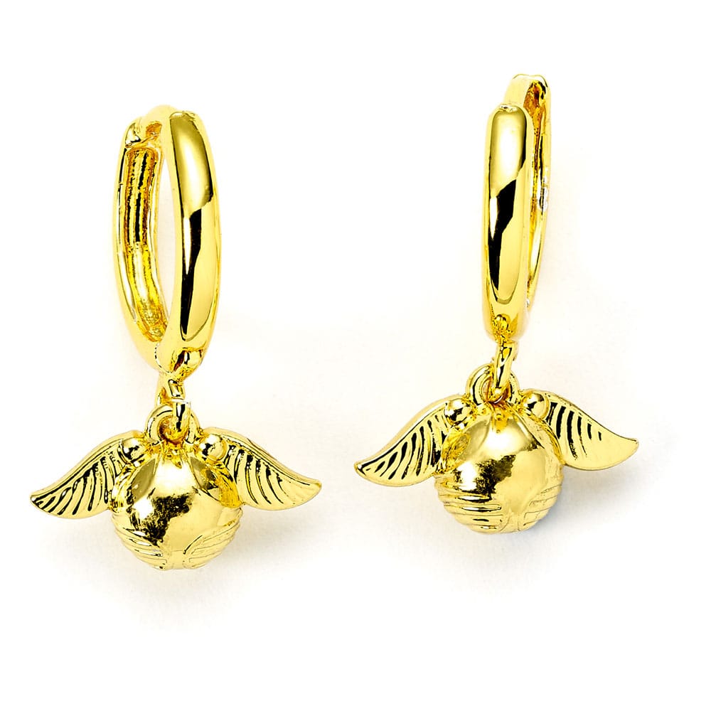 Harry Potter Earrings Golden Snitch (Golden Tone) - MangaShop.ro