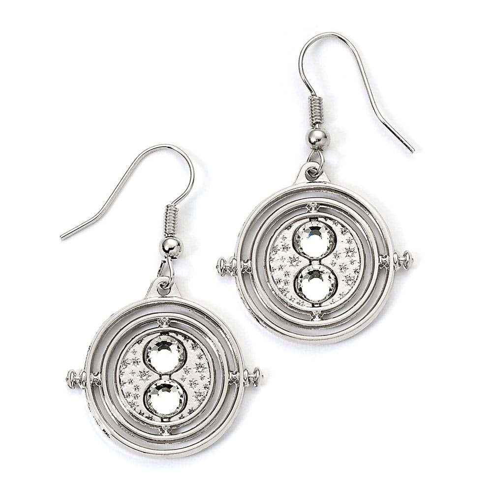 Harry Potter Earrings Time Turner (Silver Tone) - MangaShop.ro