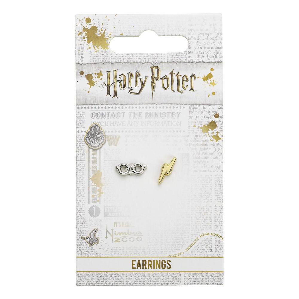 Harry Potter Earrings Lightening Bolt & Glasses - MangaShop.ro
