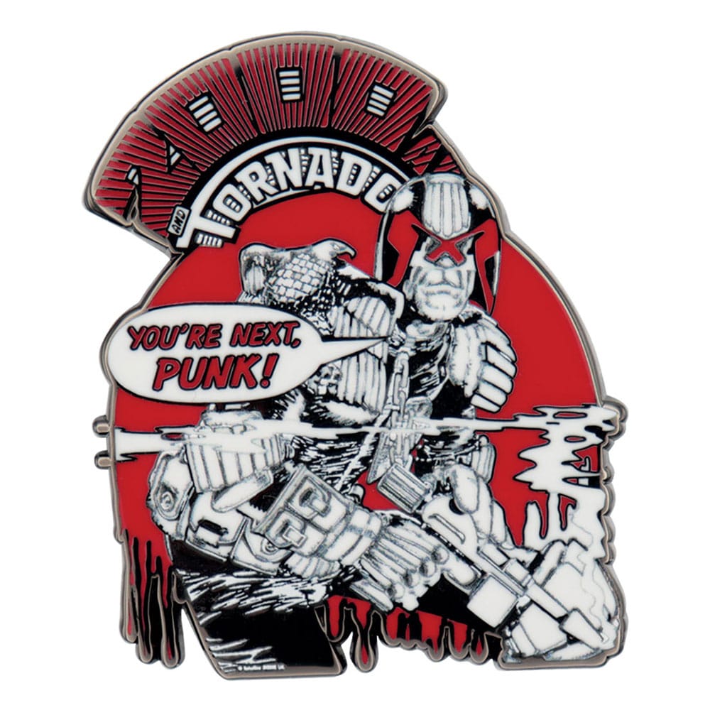 2000 AD Pin Badge Judge Dredd You're Next Punk Limited Edition - MangaShop.ro