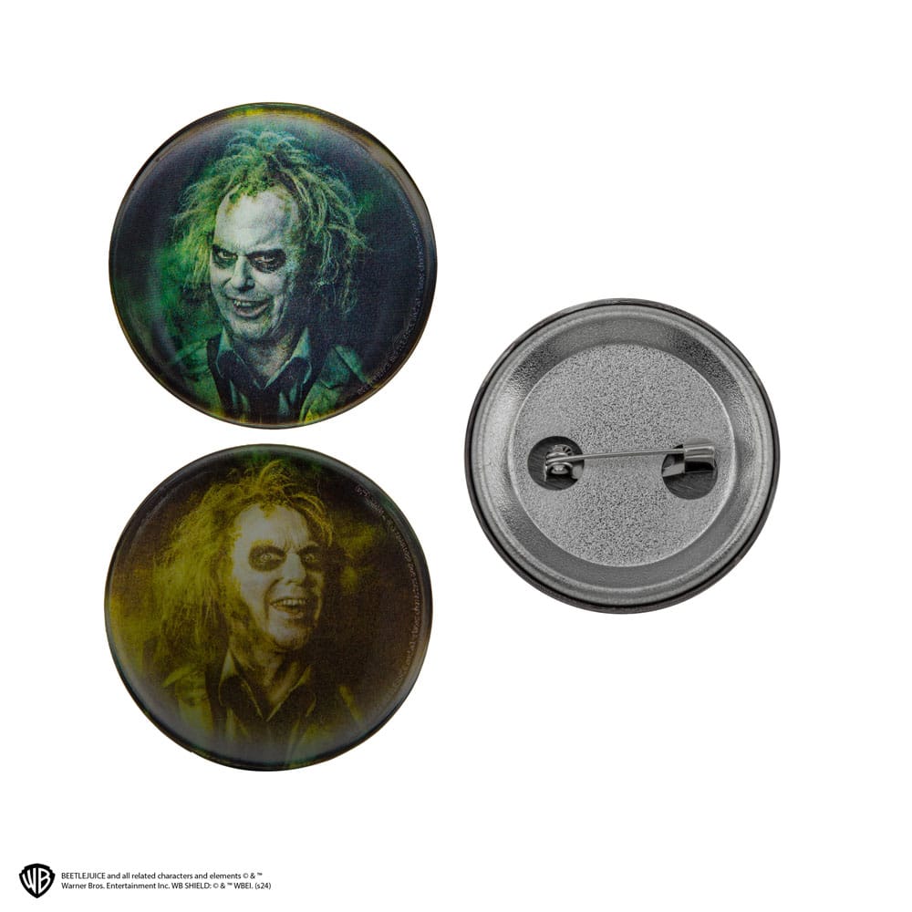 Beetlejuice Pin Badges 6-Pack - MangaShop.ro