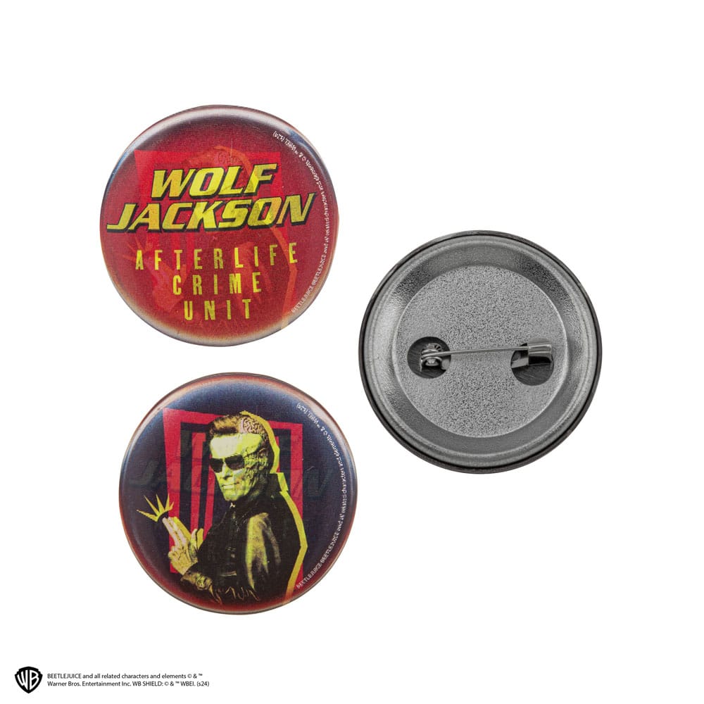 Beetlejuice Pin Badges 6-Pack - MangaShop.ro