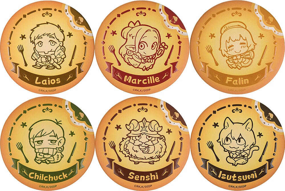 Delicious in Dungeon Pinback Button 6 cm Assortment (6) - MangaShop.ro