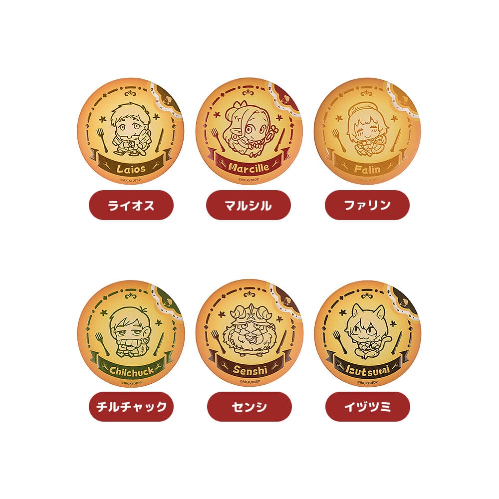 Delicious in Dungeon Pinback Button 6 cm Assortment (6) - MangaShop.ro