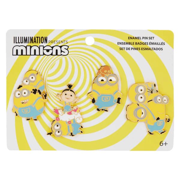 Despicable Me by Loungefly Enamel Pins 4-Set Variety 3 cm - MangaShop.ro