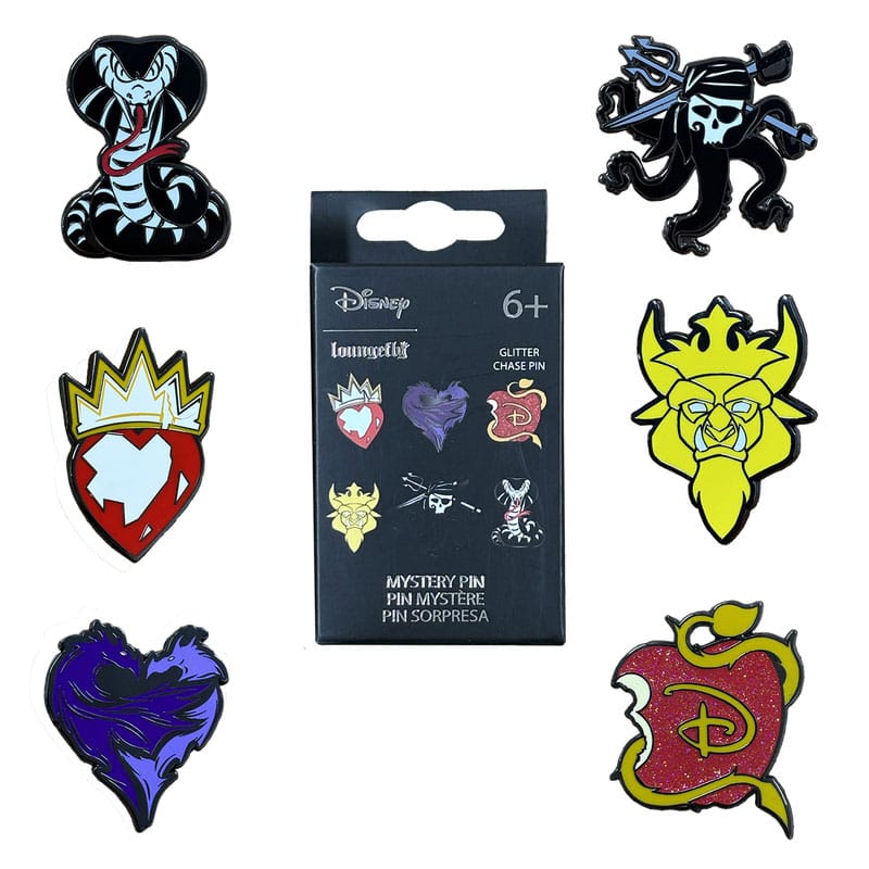 Disney by Loungefly Enamel Pins Blind Box Descendants Assortment (12) - MangaShop.ro