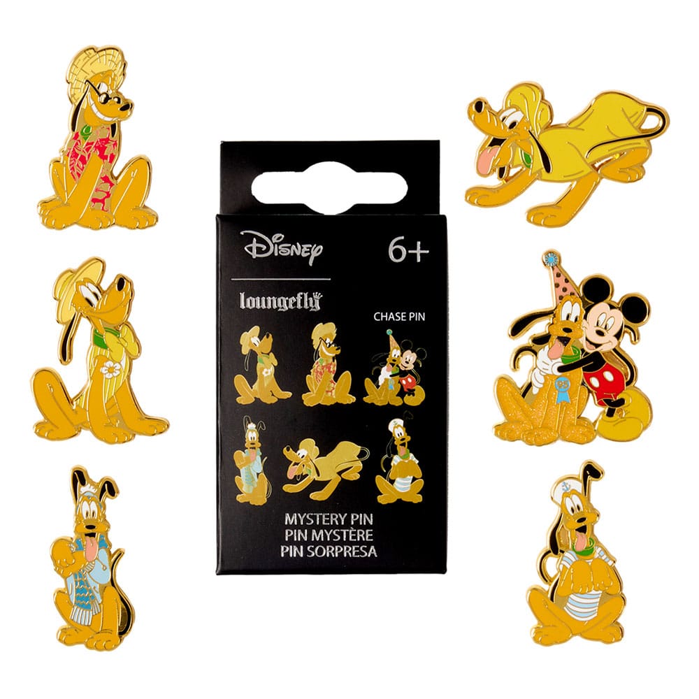 Disney by Loungefly Enamel Pins Blind Box Pluto 95th Anniversary Assortment (12) - MangaShop.ro
