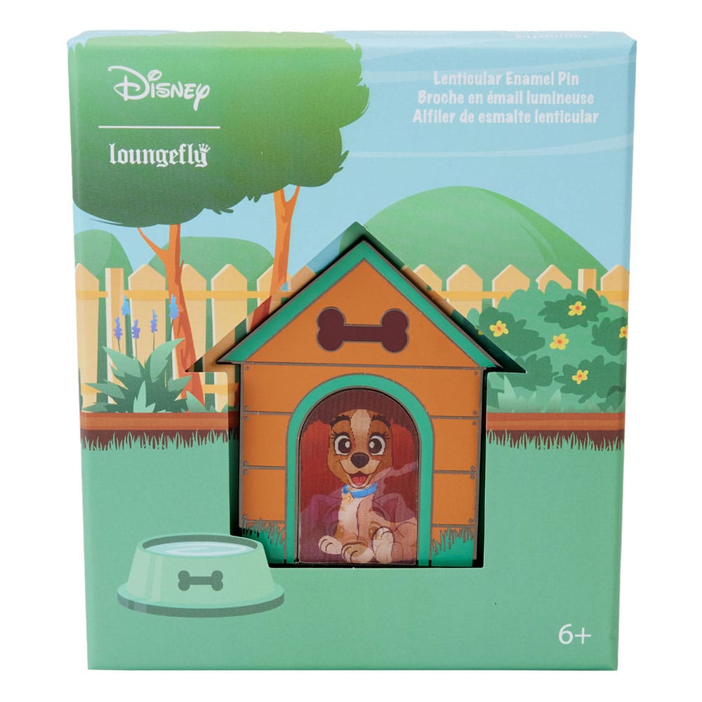 Disney Lenticular Enamel Pin Lady (Lady and the Tramp) 8 cm - MangaShop.ro