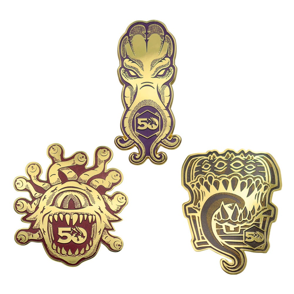 Dungeons & Dragons Pin Badge Set 50th Anniversary - MangaShop.ro