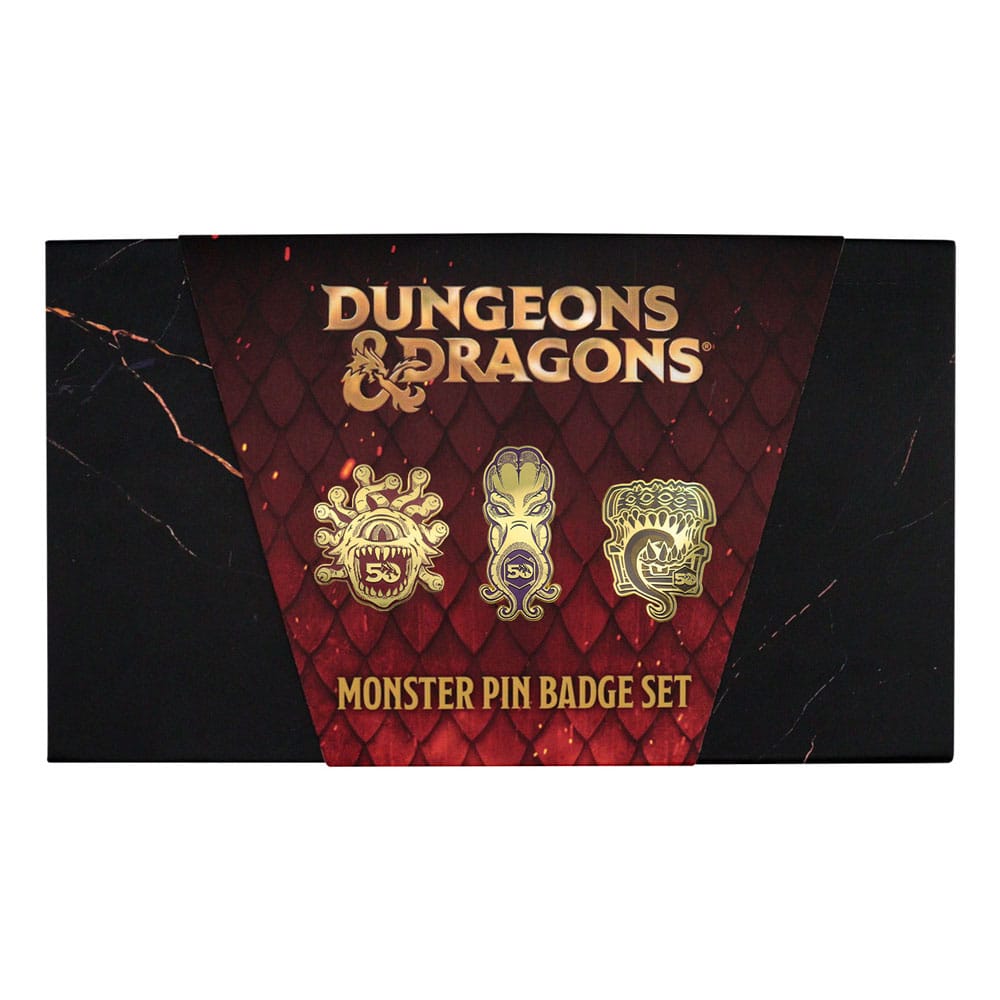 Dungeons & Dragons Pin Badge Set 50th Anniversary - MangaShop.ro