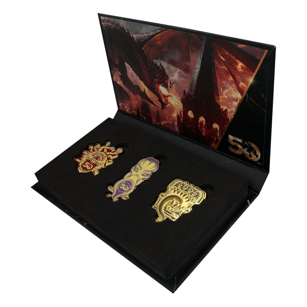 Dungeons & Dragons Pin Badge Set 50th Anniversary - MangaShop.ro