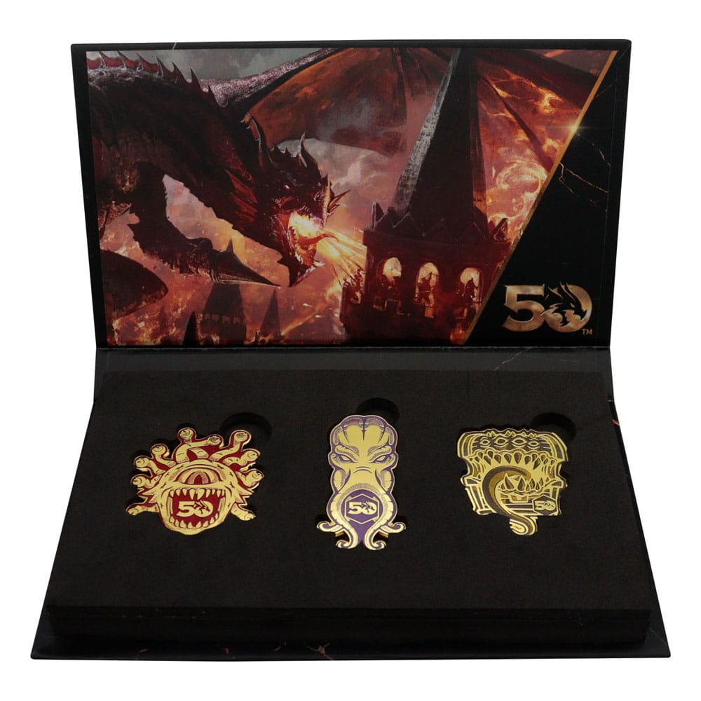 Dungeons & Dragons Pin Badge Set 50th Anniversary - MangaShop.ro