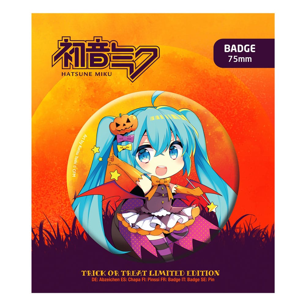 Hatsune Miku Pin Badge Halloween Limited Edition Hatsune Miku - MangaShop.ro