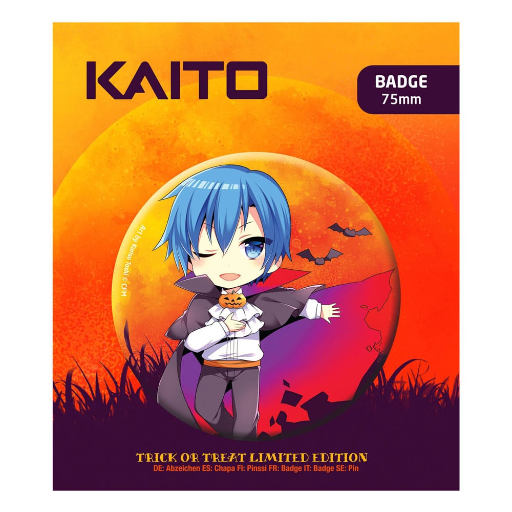 Hatsune Miku Pin Badge Halloween Limited Edition Kaito - MangaShop.ro